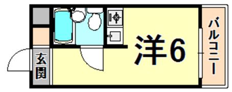 ダイドーメゾン甲子園口の間取り画像
