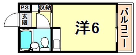 ダイドーメゾン苦楽園の間取り画像