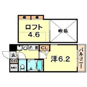 エステムコート三宮EASTポルトマーレの間取り画像