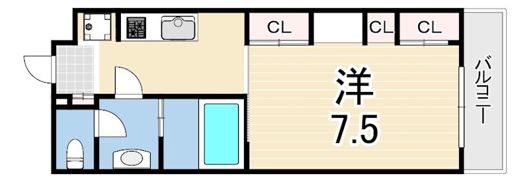 サンライズ兵庫の間取り画像