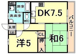 グッドヴィレッジ一番館・二番館の間取り画像