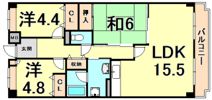 フレシア西宮の間取り画像