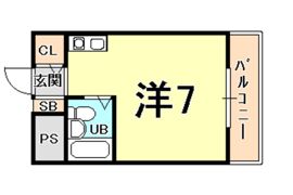 ラフォーレ甲子園の間取り画像