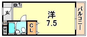 メゾン・ド・六甲パートIIの間取り画像