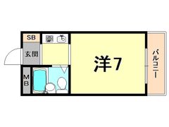 ジョイフル香枦園の間取り画像