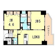 エステムコート神戸ハーバーランド前5アクアの間取り画像