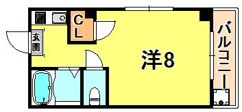 パインハイム春日野道の間取り画像