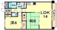 シェリール苦楽園IIの間取り画像