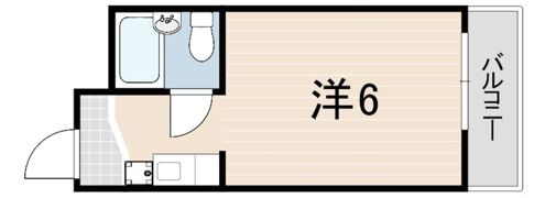 ダイドーメゾン西宮北口3の間取り画像