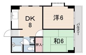 メゾンおかもとの間取り画像