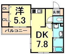 レ・セーナ甲東園の間取り画像