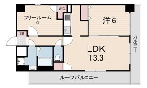 レジディア神戸三宮プレイスの間取り画像