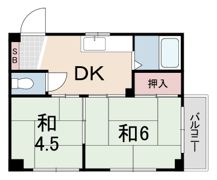 サンパレス21甲子園の間取り画像