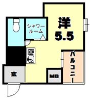 ライオンズマンション神戸の間取り画像