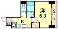 レゲスタ神戸ガーデンパレスの間取り画像