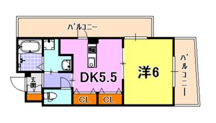 アスヴェルみなと元町 Ocean Frontの間取り画像