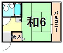 ニューヤングハイツの間取り画像