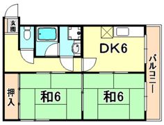 エメラルド神尼の間取り画像