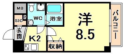 セレニテ甲子園IIの間取り画像