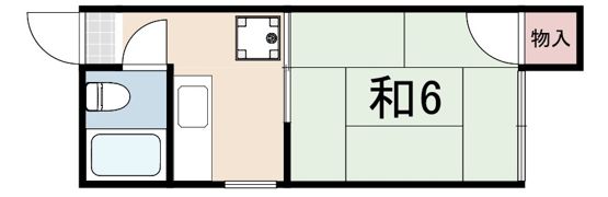 フジハイツの間取り画像