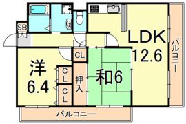 グリーンヴィラ武庫の間取り画像