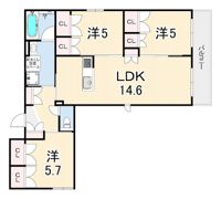 GRAND MASTER 武庫之荘の間取り画像