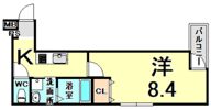 フジパレス東桜木町ウエストの間取り画像