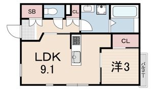 Grande東本町の間取り画像