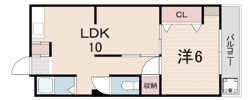 ヴィラ本山の間取り画像