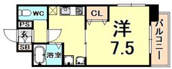ランド・アート西宮の間取り画像