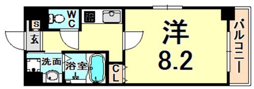 アトール尼崎の間取り画像