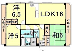 エクセレント甲子園10番館の間取り画像