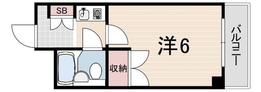 シャルムメゾン春日野道の間取り画像