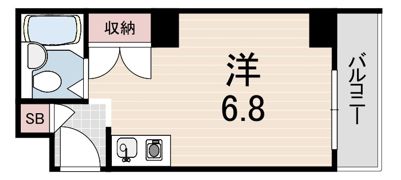 水木通マンションの間取り画像