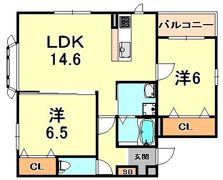 モンテボヌール2の間取り画像