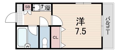 岡本南マンションの間取り画像