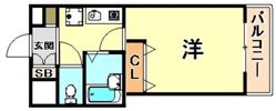 アルシュ住吉の間取り画像