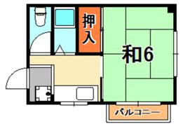 阪神住吉駅前ビルの間取り画像