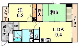 ファミーユあじさいの間取り画像