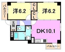エールハイツ本山の間取り画像