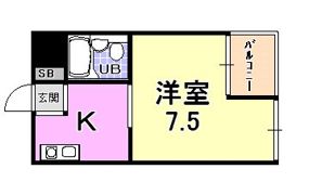 マンション吉田の間取り画像