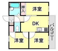 ドルフ西岡本の間取り画像