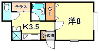マンダレー御影の間取り画像