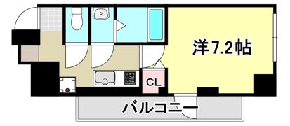 アプリーレ三宮イーストの間取り画像