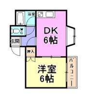 ドムール芦屋の間取り画像