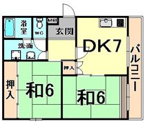 アイビースクエア南塚口の間取り画像