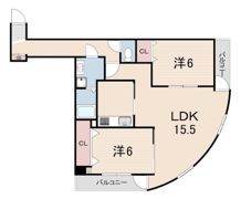 ブルーノ芦屋の間取り画像