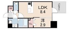 エスリード神戸三宮ヒルズの間取り画像