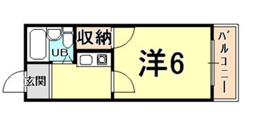 パレス甲子園の間取り画像