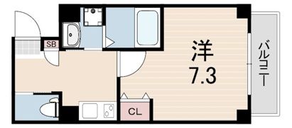 AILE尼崎西の間取り画像